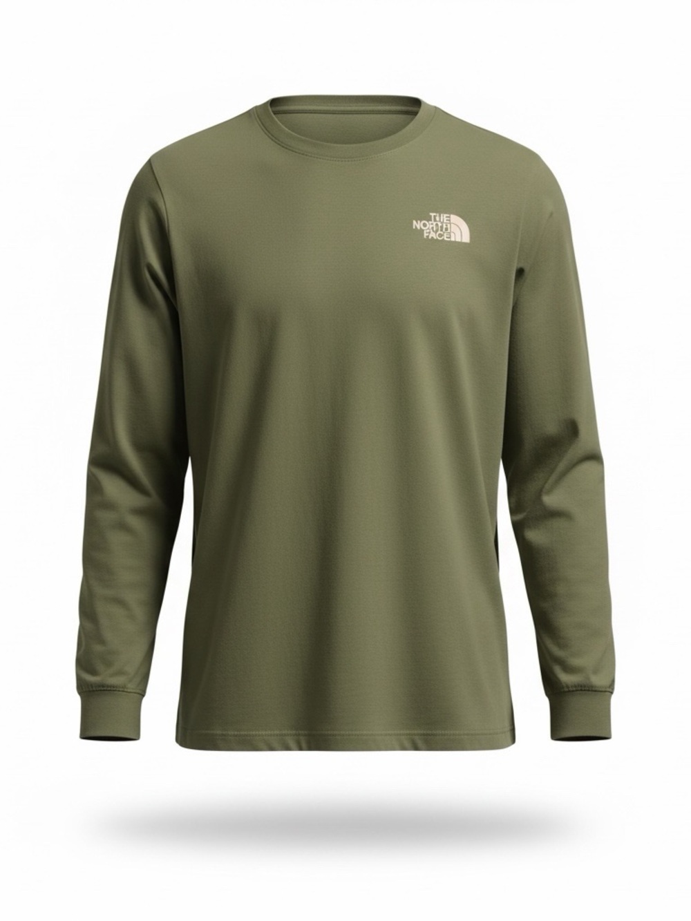 The North Face Green Long-Sleeve Crew